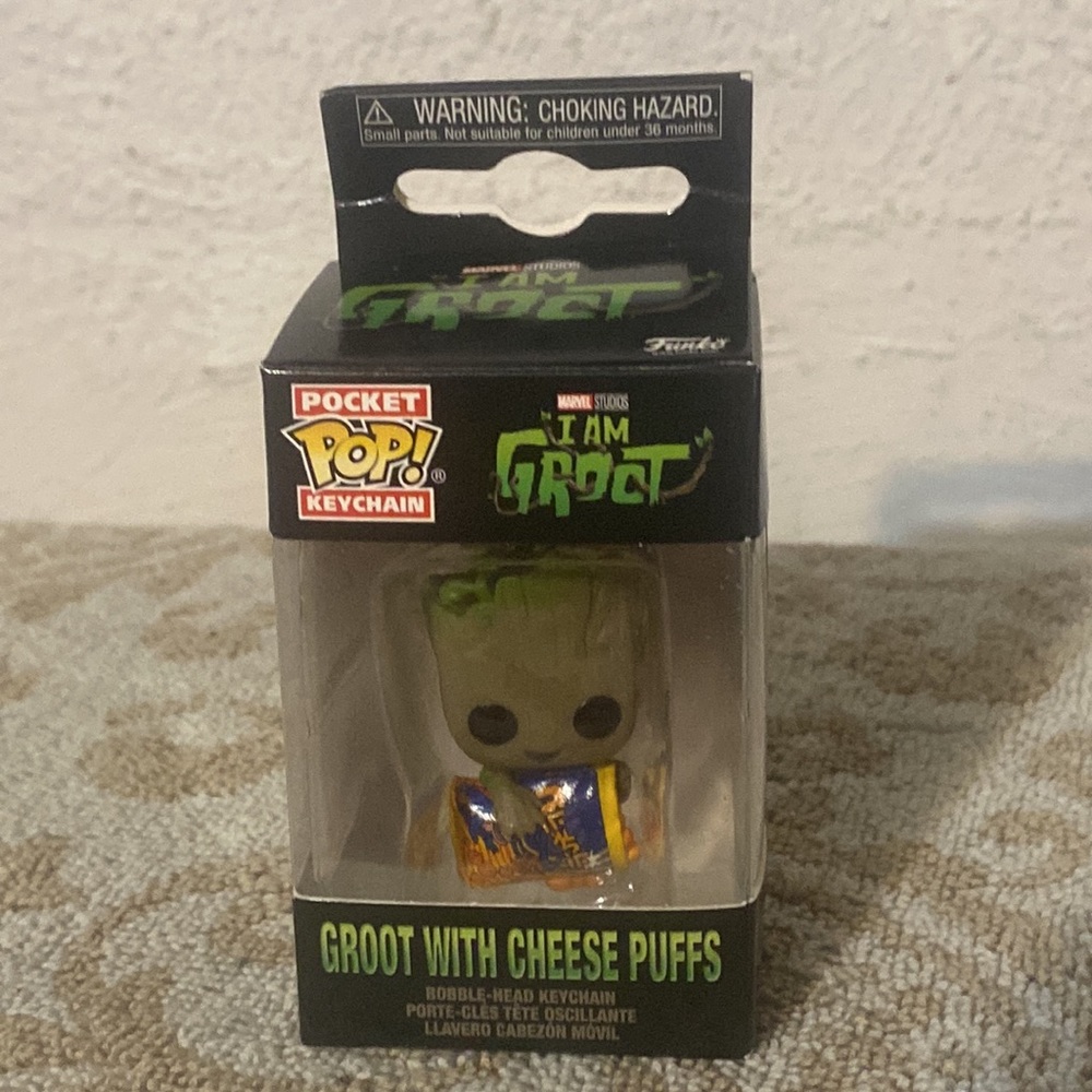 6Pieces=🌎Groot purse/tape zip wallet+Tee L+2 Funko/Groot🔑⛓+1056 pop🚀🦝 - Picture 10 of 17